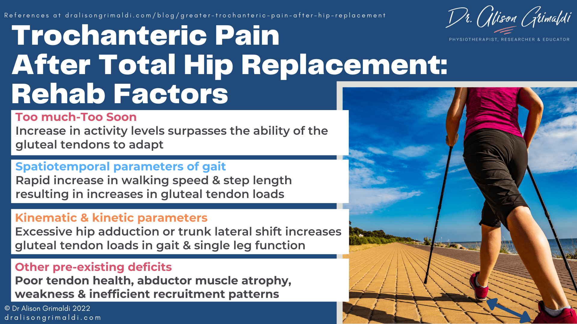 Trochanteric Pain After Total Hip Replacement: Rehab Factors