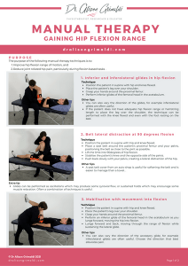 Clinician Resource - Manual Therapy - Gaining Hip Flexion Range_Thumbnail