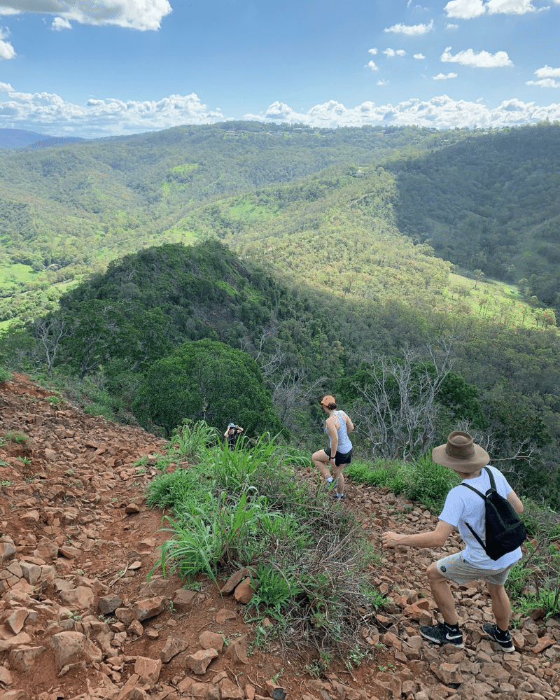 Descending Tabletop Mountain