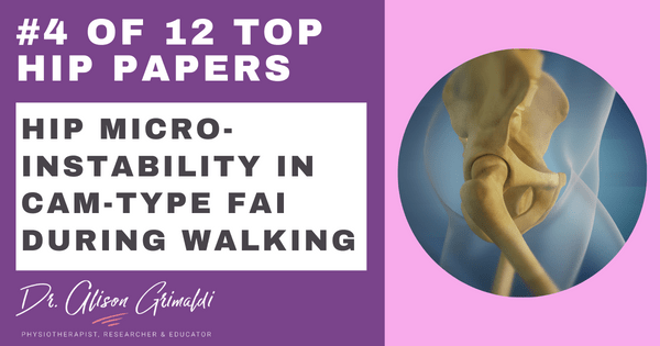 Hip micro-instability in cam-type FAI during walking