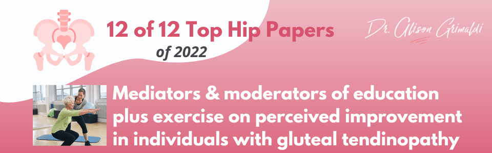 Banner Graphic 2 - 12 of 12 - treatment, management, moderators, mediators, greater trochanteric pain syndrome, GTPS, lateral hip pain Banner Graphic 2 - 12 of 12 - treatment, management, moderators, mediators, greater trochanteric pain syndrome, GTPS, lateral hip pain