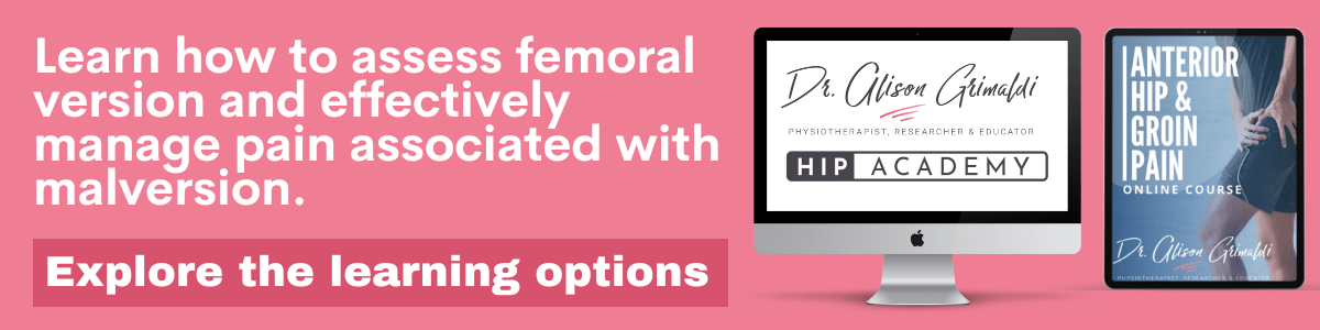 Learn how to assess femoral version and effectively manage pain associated with malversion. Learn how to assess femoral version and effectively manage pain associated with malversion.