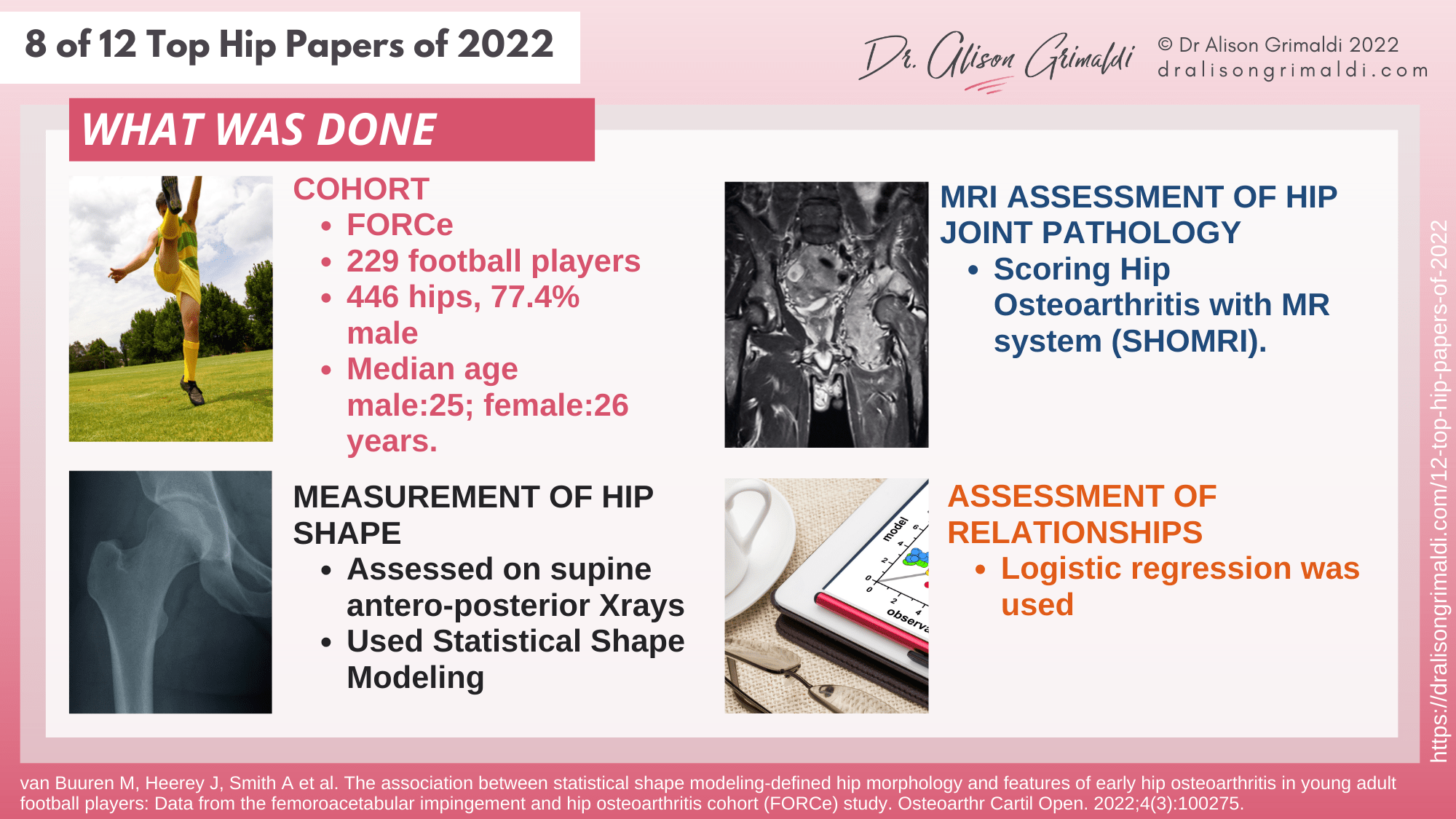 What Was Done - 8 of 12 - bone shape, hip osteoarthritis, morphology, OA