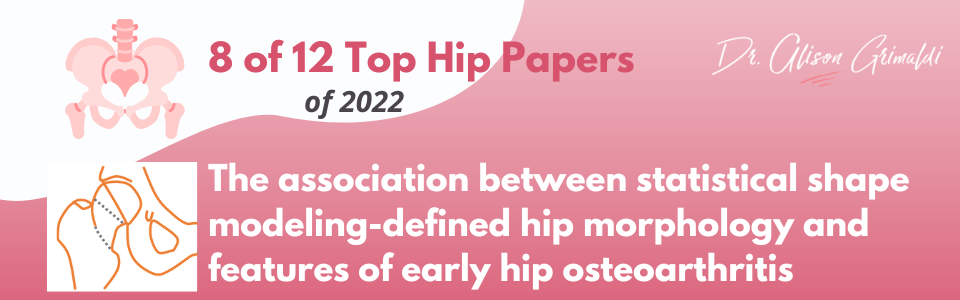 Banner Graphic 2 - 8 of 12 - bone shape, hip osteoarthritis, morphology, OA