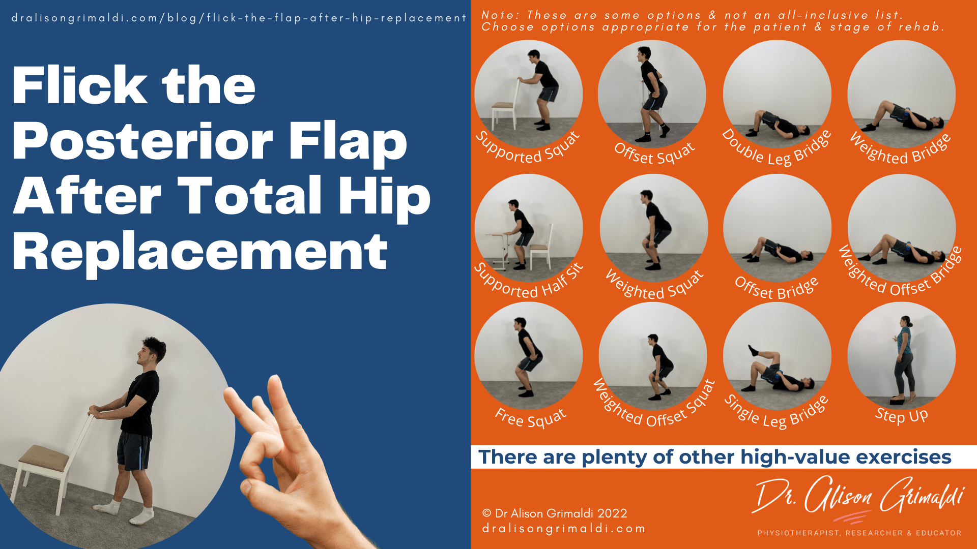 Flick the Posterior Flap After Total Hip Replacement Flick the Posterior Flap After Total Hip Replacement