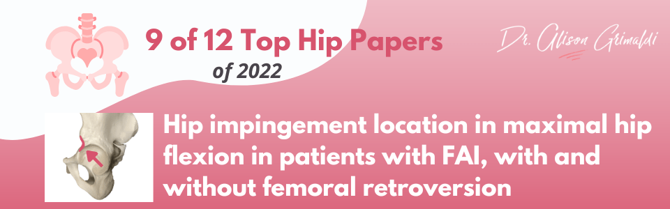 Banner Graphic 2 - 9 of 12 - FAIS, femoroacetabular impingement, femoroacetabular impingement, femoral malversion Banner Graphic 2 - 9 of 12 - FAIS, femoroacetabular impingement, femoroacetabular impingement, femoral malversion