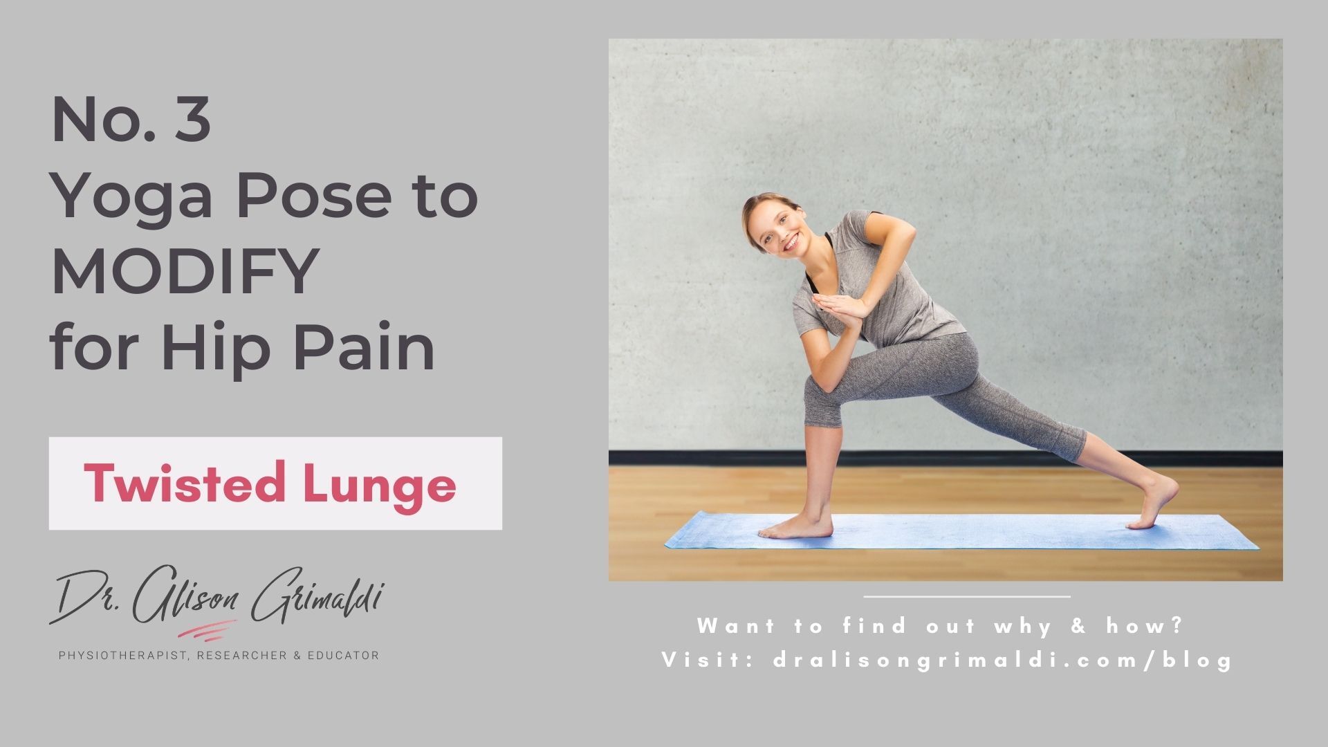 No 3 Yoga Pose to Modify for Hip Pain No 3 Yoga Pose to Modify for Hip Pain