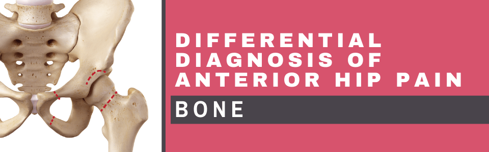 Differential Diagnosis of Anterior Hip Pain - 2. Bone Differential Diagnosis of Anterior Hip Pain - 2. Bone