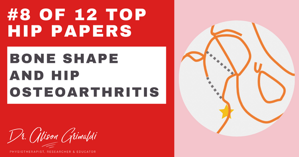 Bone shape and hip osteoarthritis