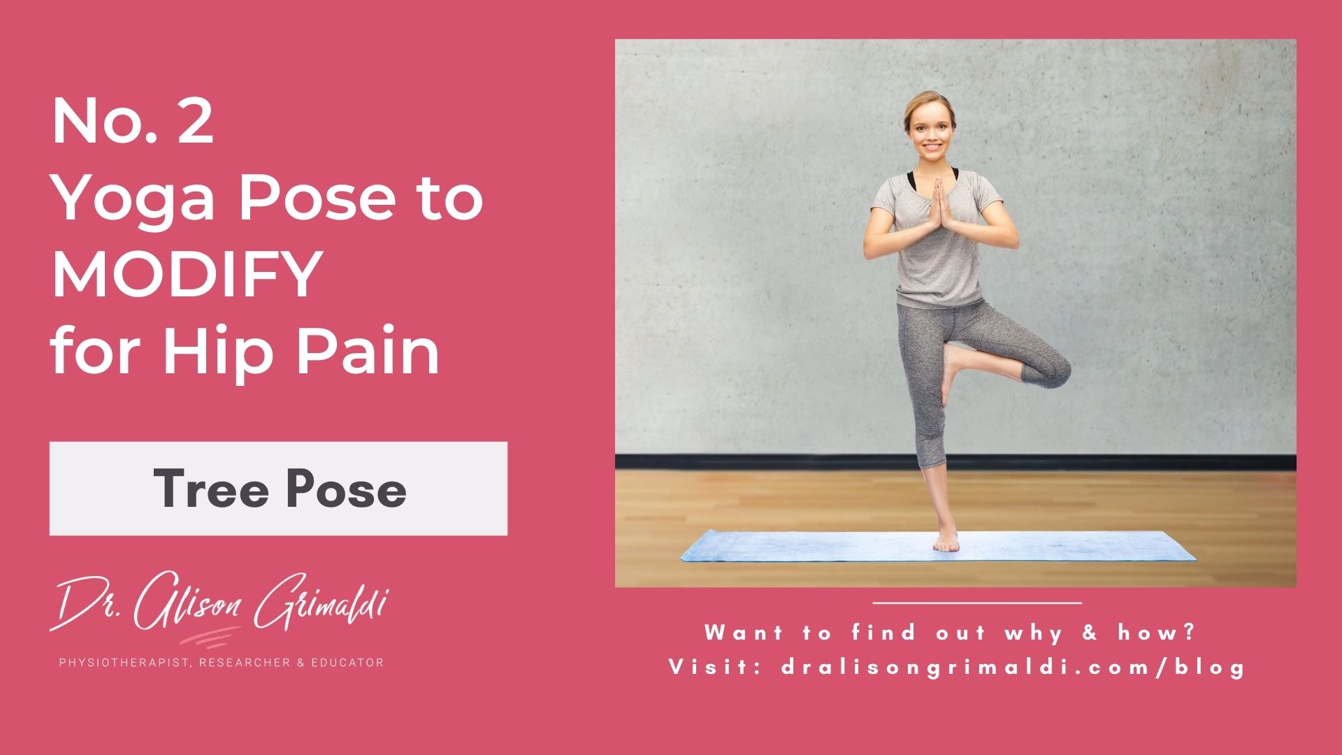 No 2 Yoga Pose to Modify for Hip Pain_Pink No 2 Yoga Pose to Modify for Hip Pain_Pink