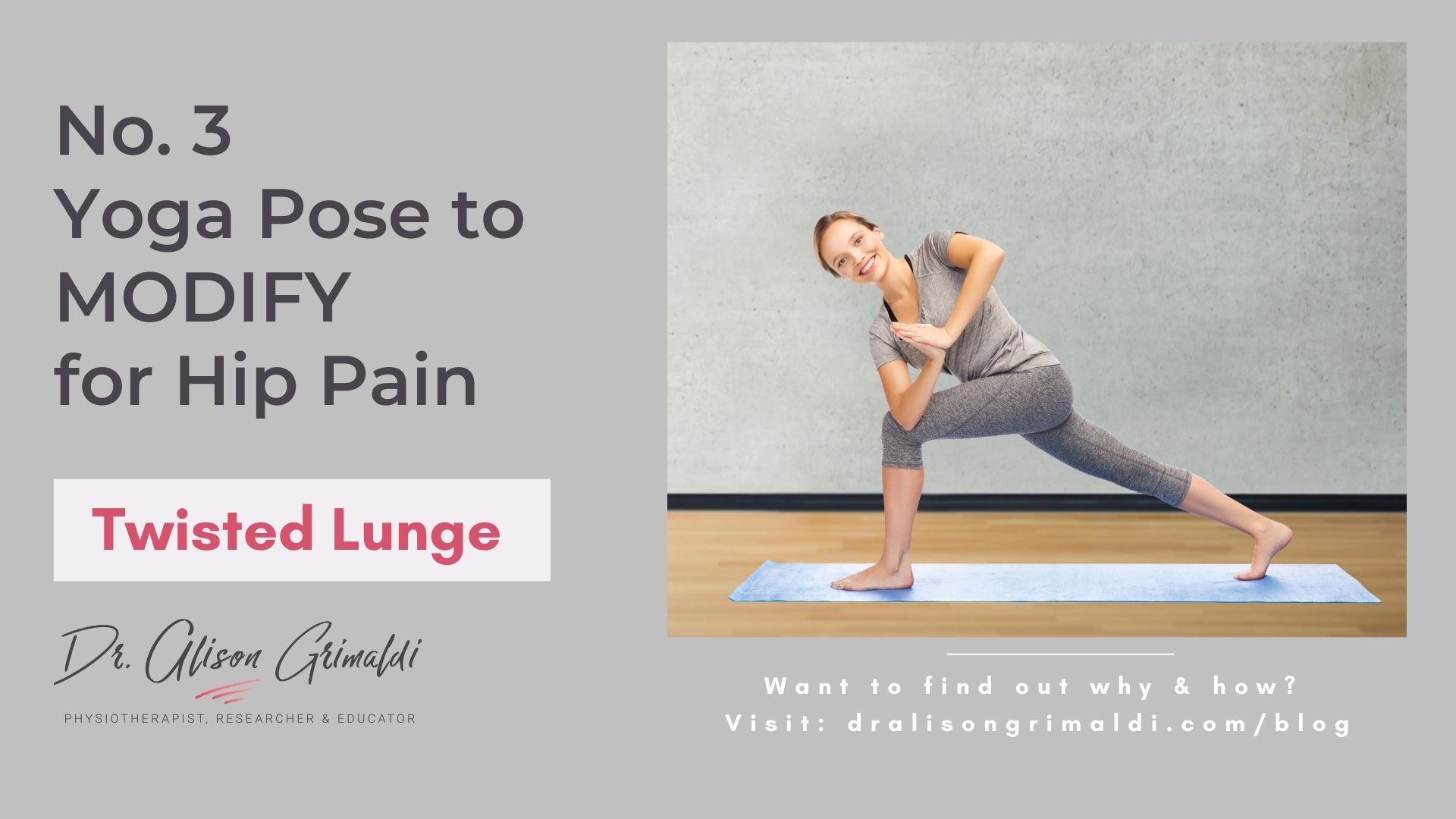 No 3 Yoga Pose to Modify for Hip Pain No 3 Yoga Pose to Modify for Hip Pain